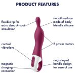 SATISFYER VIBRATOR SATISFYER - AMAZING 1 VIBRADOR PUNTO A BERRY