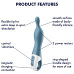 SATISFYER VIBRATOR SATISFYER - AMAZING 1 VIBRADOR PUNTO A AZUL