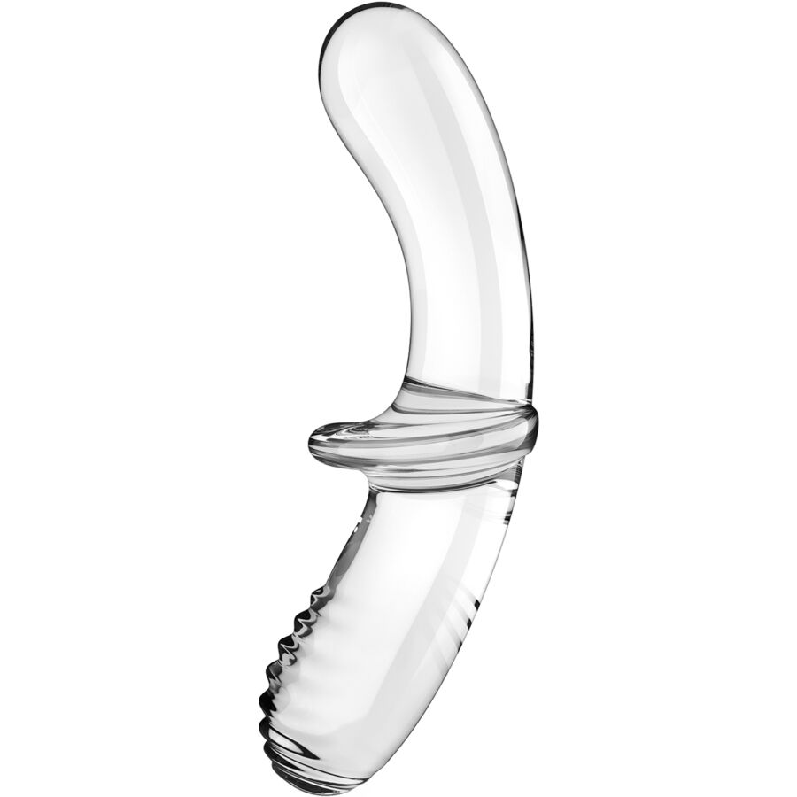 SATISFYER - DOUBLE CRYSTAL DILDO TRANSPARENTE SATISFYER - DOUBLE CRYSTAL DILDO TRANSPARENTE