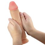PRETTY LOVE - SLIDING SKIN SERIES DILDO REALÍSTICO CON VENTOSA PIEL DESLIZANTE NATURAL 23.4 CM PRETTY LOVE HIGH GRADE