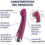 SATISFYER VIBRATOR SATISFYER - SPINNING G-SPORT 1 ROTATOR VIBRATOR RED