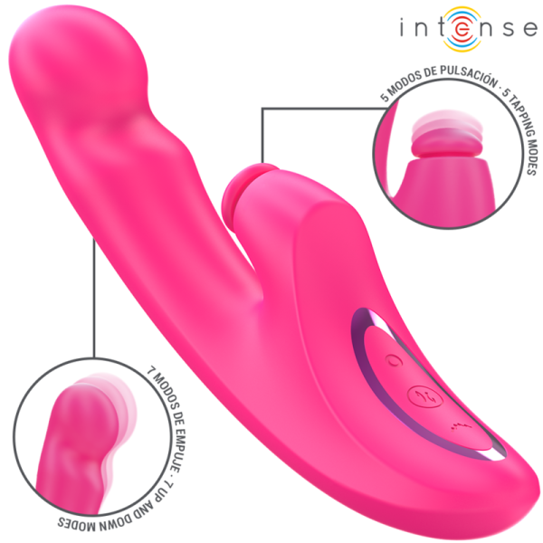 5 CM MULTIFUNCIÓN 3 EN 1 10 VIBRACIONES ROSA