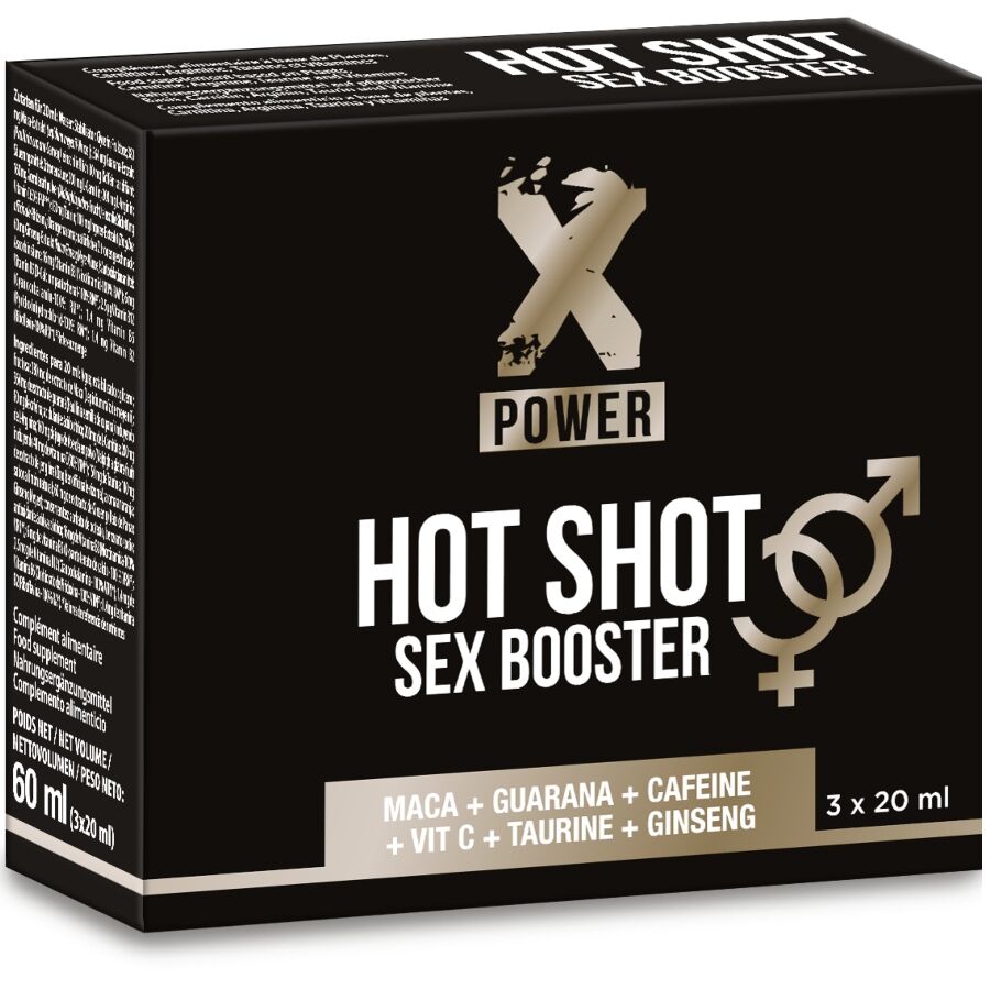 X POWER - HOT SHOT SEX BOOSTER INCREASE LIBIDO 3 X 20 ML X POWER - HOT SHOT SEX BOOSTER INCREASE LIBIDO 3 X 20 ML